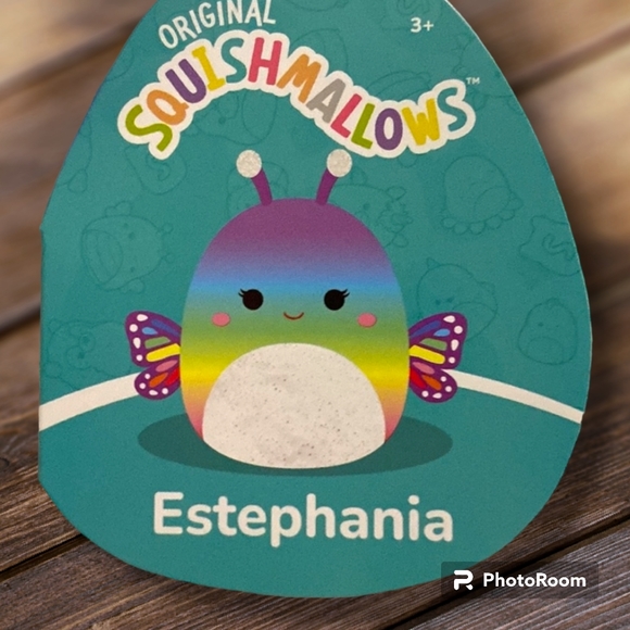 NWT Squishmallows Estephania butterfly stuffed plush. - Picture 5 of 5